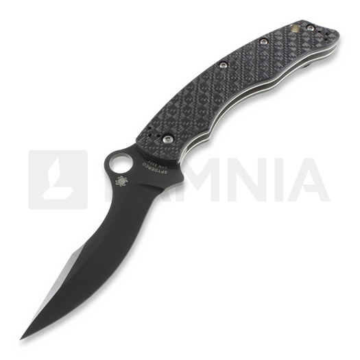 Spyderco Laci Szabo Folder, black C146CFBBKP