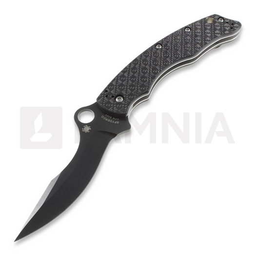 Spyderco Laci Szabo Folder, schwarz C146CFBBKP