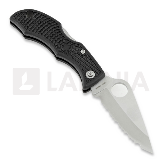 Zavírací nůž Spyderco Ladybug 3, FRN, spyderedge, černá LBKS3