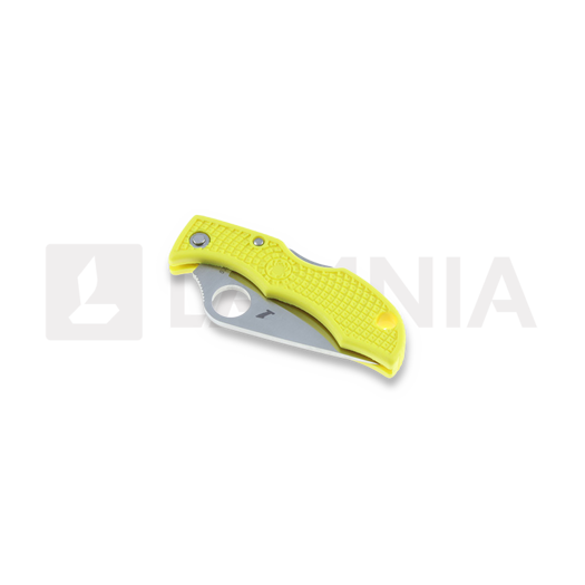 Spyderco Ladybug 3 sulankstomas peilis, FRN, geltona, dantytas LYLS3