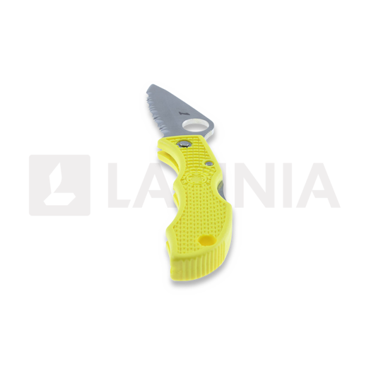Zavírací nůž Spyderco Ladybug 3, FRN, žlutá, zoubkovaný LYLS3