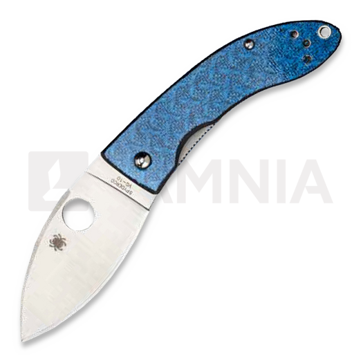 Spyderco Lil Lum Chinese Folder Blue Nishijin Sprint Run kääntöveitsi C205GFBLP