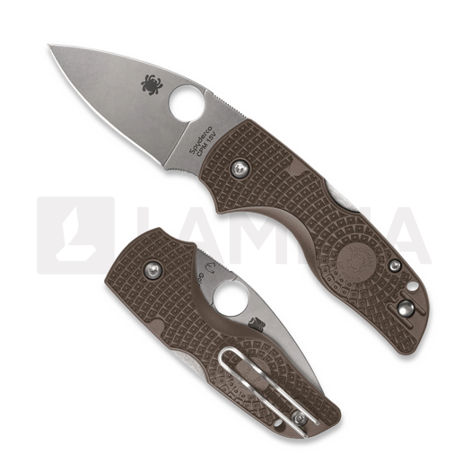 Складной нож Spyderco Lil Native Brown Lightweight CPM 15V Sprint Run C230PBN15V