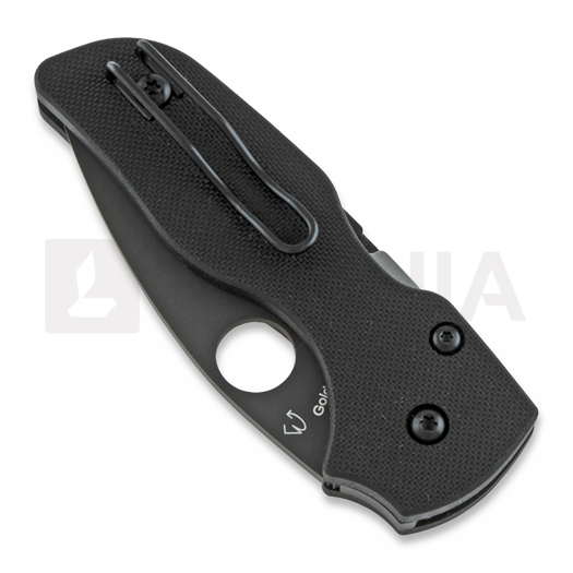Складной нож Spyderco Lil Native Compression Lock, spyderedge, чёрный C230GSBBK