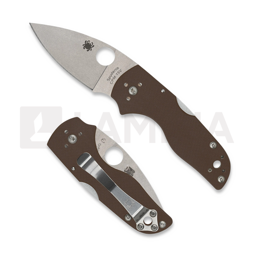 Briceag Spyderco Lil Native Mid Blacklock Brown G10 CPM15V SPRINT C230MBGPBN15V