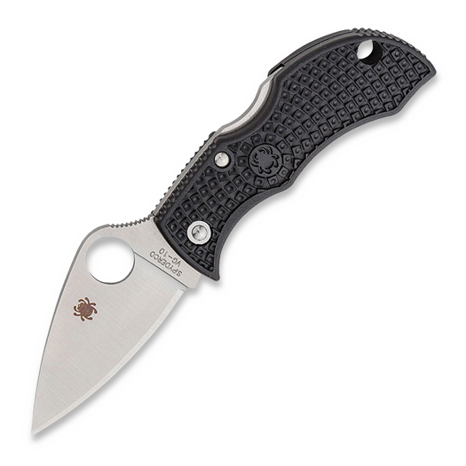 Spyderco Manbug, Black, Lightweight, Leaf MBKLFP