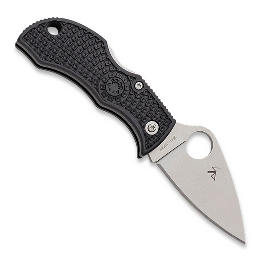 Spyderco Manbug, Black, Lightweight, Leaf MBKLFP