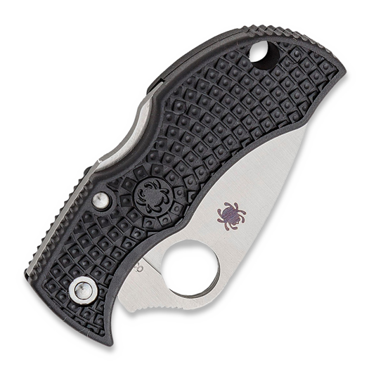 Spyderco Manbug, Black, Lightweight, Leaf, SpyderEdge MBKLFS
