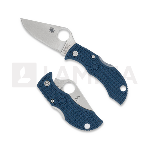 Couteau pliant Spyderco Manbug Lightweight Cobalt Blue CPM SPY27 MPCBL