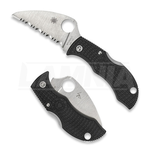 Spyderco Manbug Wharnclife Lightweight Spyderedge 접이식 나이프 MBKWSBK