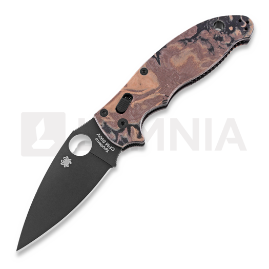 Spyderco Manix 2 Burled G10 SPRINT RUN 접이식 나이프 C101MGPBRBBK2