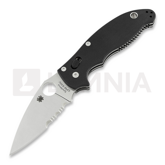 Couteau pliant Spyderco Manix 2, lame à dents C101GPS2