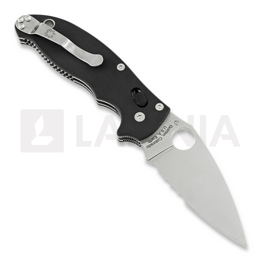 Zavírací nůž Spyderco Manix 2, vroubkování na čepeli C101GPS2