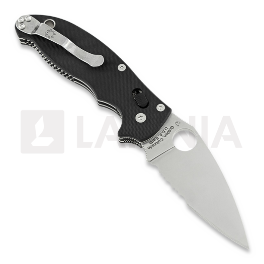Spyderco Manix 2 sulankstomas peilis, dantytas C101GPS2