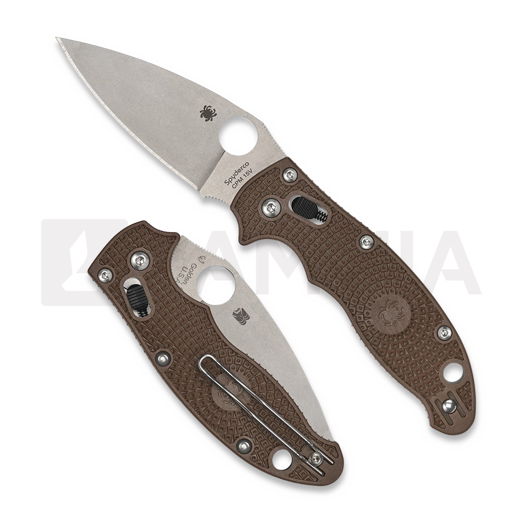 Navalha Spyderco Manix 2 Lightweight Brown FRCP CPM 15V SPRINT C101PBN15V2