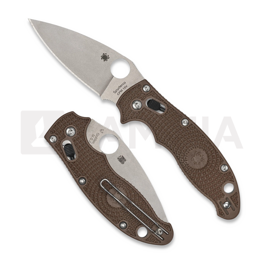 Spyderco Manix 2 Lightweight Brown FRCP CPM 15V SPRINT 접이식 나이프 C101PBN15V2