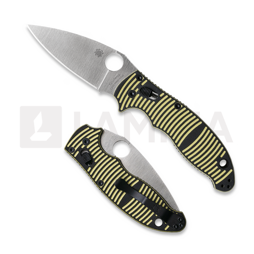 Spyderco Manix 2 Salt Yellow/Black G-10 MagnaCut 접이식 나이프 C101GBKYLMCP2