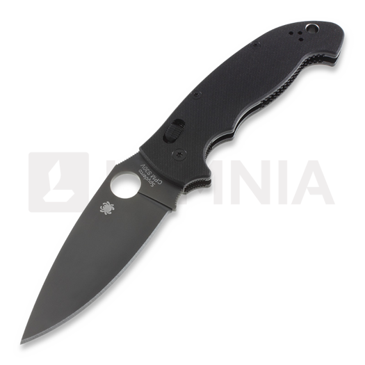 Couteau pliant Spyderco Manix 2 XL, noir C95GPBBK2