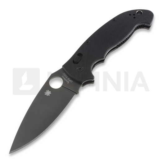 Spyderco Manix 2 XL 접이식 나이프, 검정 C95GPBBK2