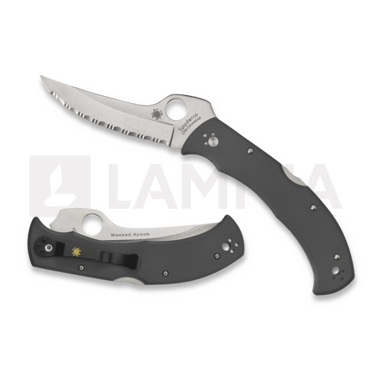 Spyderco Massad Ayoob CRU-WEAR Sprint Run kääntöveitsi, spyderedge C60GSGY