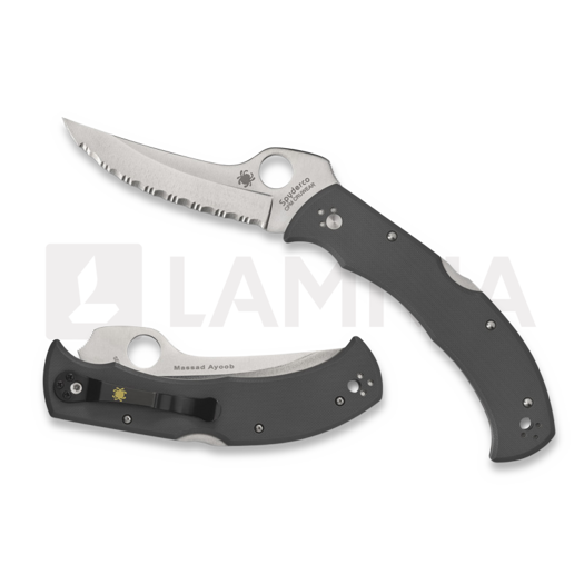 Briceag Spyderco Massad Ayoob CRU-WEAR Sprint Run, spyderedge C60GSGY