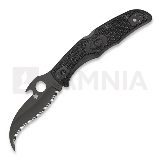 Spyderco Matriarch 2 Emerson Opener 折叠刀, 黑色 C12SBBK2W