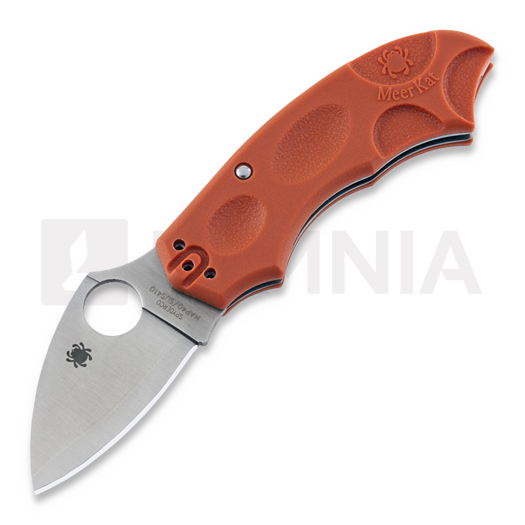 Spyderco Meerkat Burnt Orange HAP40 Sprint Run folding knife C64JPBORE