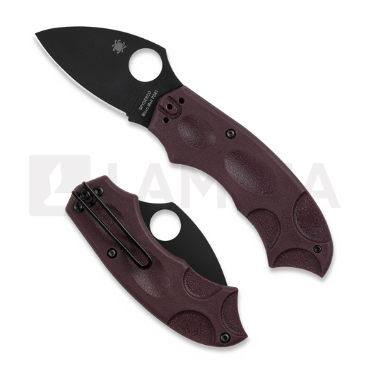 Saliekams nazis Spyderco Meerkat Lightweight Burgundy CTS PD#1 SPRINT C64BGBKP