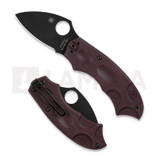 มีดพับ Spyderco Meerkat Lightweight Burgundy CTS PD#1 SPRINT C64BGBKP
