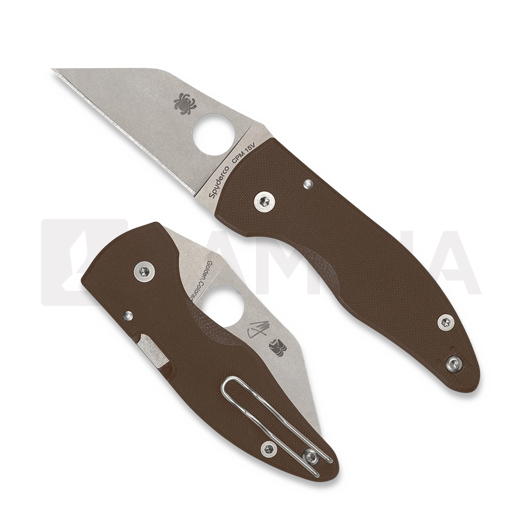 Складний ніж Spyderco MicroJimbo Brown G10 CPM 15V SPRINT C264GPBN15V