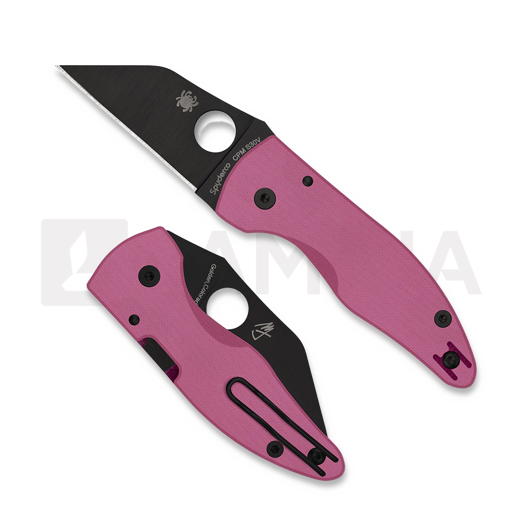 Spyderco MicroJimbo Pink G10 SPRINT kääntöveitsi C264GPNBKP