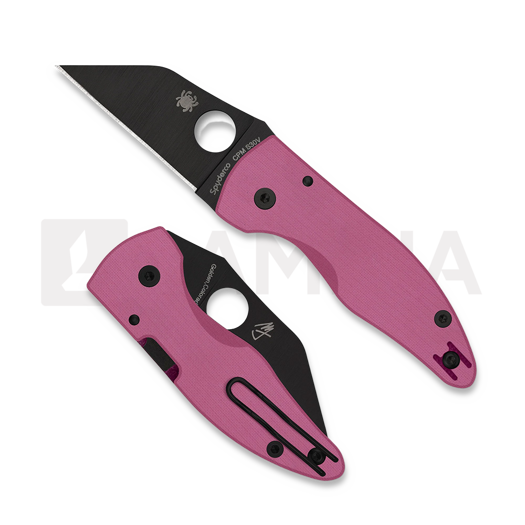 Spyderco MicroJimbo Pink G10 SPRINT kääntöveitsi C264GPNBKP
