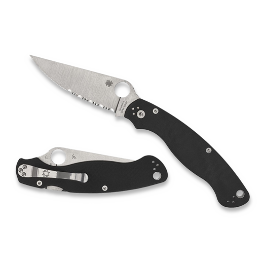 Spyderco Military 2, Black G-10, Combo Edge C36GPS2