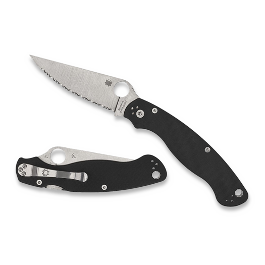 Spyderco Military 2, Black G-10, SpyderEdge C36GS2