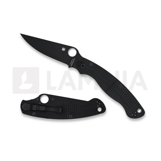 Spyderco Military 2 Salt G10 MagnaCut Black fällkniv C36GMCBKP2