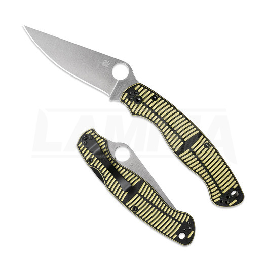 Spyderco Military 2 Salt Yellow/Black G10 MagnaCut kääntöveitsi C36GBKYLMCP2