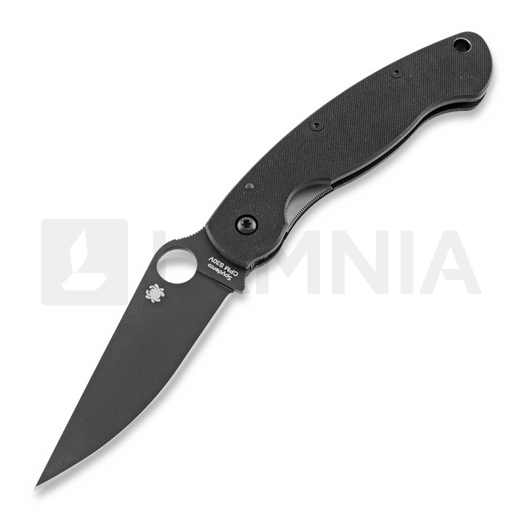 Spyderco Military fällkniv, svart C36GPBK