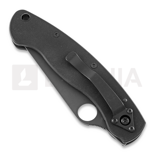 Spyderco Military k&auml;&auml;nt&ouml;veitsi, musta C36GPBK