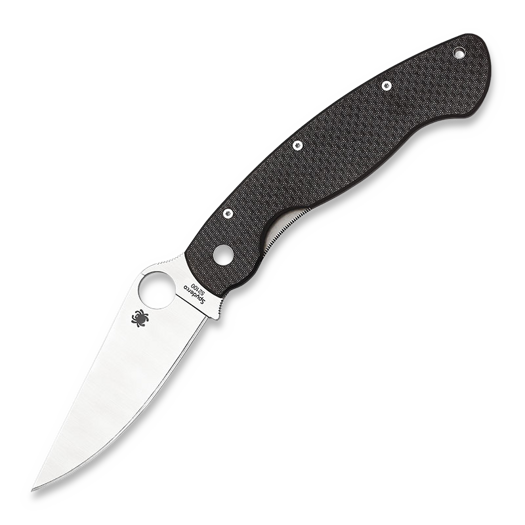 Spyderco Military Carbon Fiber 52100 SPRINT RUN 접이식 나이프 C36CFP52100
