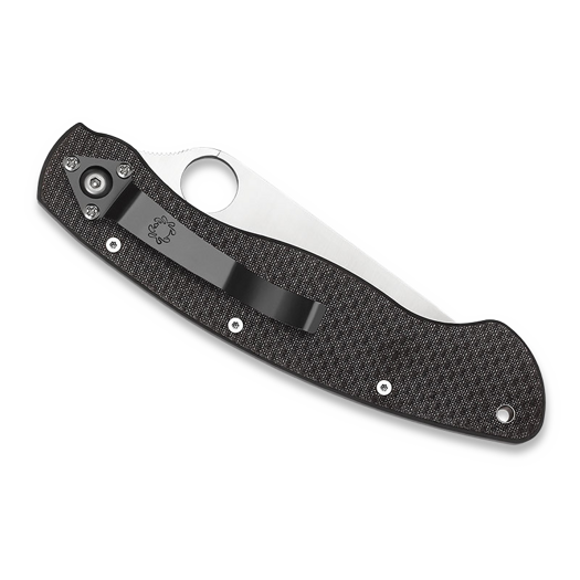 Spyderco Military Carbon Fiber 52100 SPRINT RUN sulankstomas peilis C36CFP52100