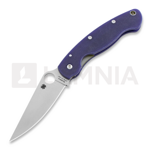 N&oacute;ż składany Spyderco Military CPM S110V Dark Blue G-10 C36GPDBL