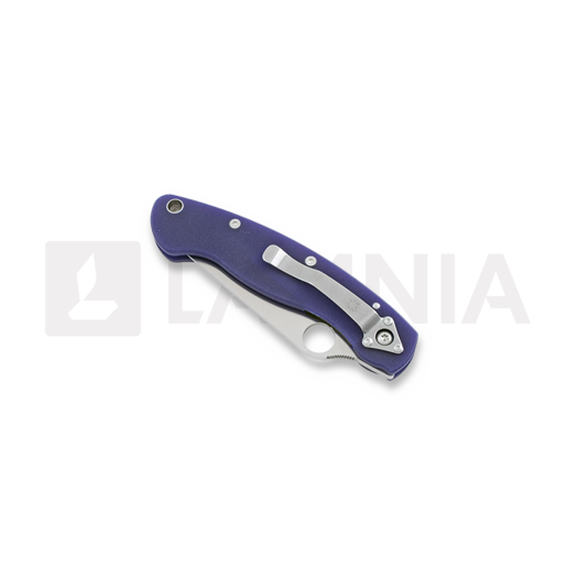 Spyderco Military CPM S110V Dark Blue G-10 folding knife C36GPDBL
