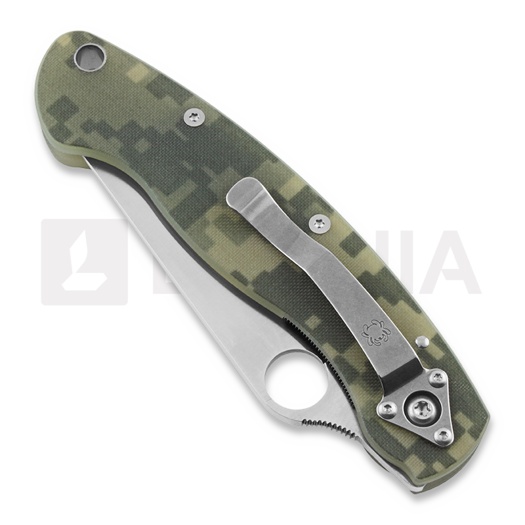 Spyderco Military sulankstomas peilis, Digital Camo C36GPCMO