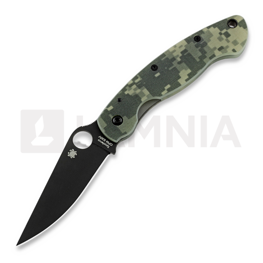 Spyderco Military kääntöveitsi, Digital Camo, musta C36GPCMOBK