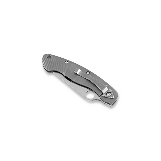 Spyderco Military Fluted Titanium sulankstomas peilis C36TIFP
