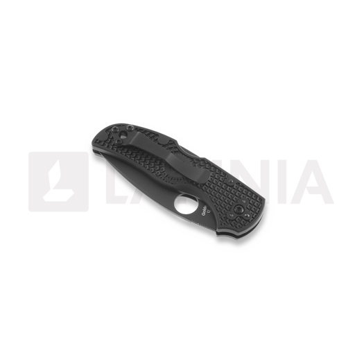 Zavírací nůž Spyderco Native 5, černá, vroubkování na čepeli C41PSBBK5