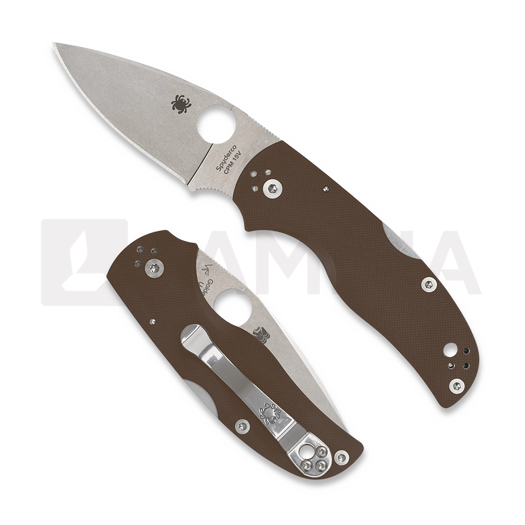 Spyderco Native 5 Brown G-10 CMP 15V SPRINT סכין מתקפלת C41GPBN15V5