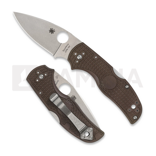 Spyderco Native 5 Brown Lightweight CMP 15V SPRINT kääntöveitsi C41PBN15V5