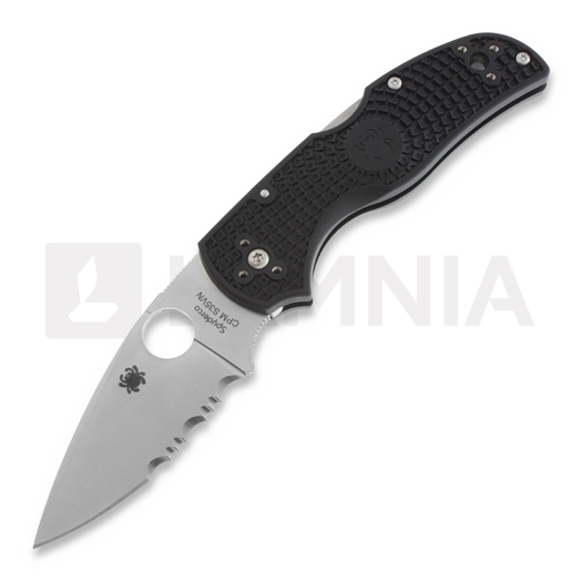 Spyderco Native 5 kääntöveitsi, combo terä C41PSBK5