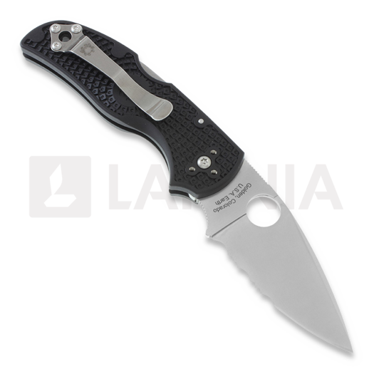 Zavírací nůž Spyderco Native 5, vroubkování na čepeli C41PSBK5